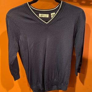 EUC GREG NORMAN v neck 3/4 sleeve sweater small
